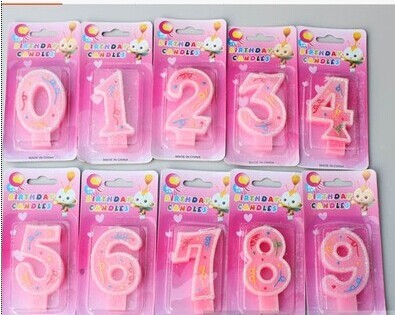 Ribbon size digital creative party candles smokeless candles