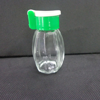 "Off-the-shelf" glass bottles 50 ml 6-color cover octagonal glass apothecary jar "spot all year round"