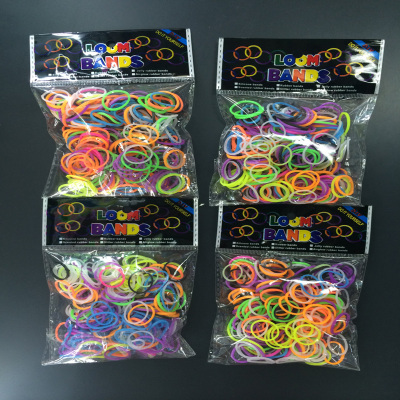 Colored transparent rubber band rubber band rubber band