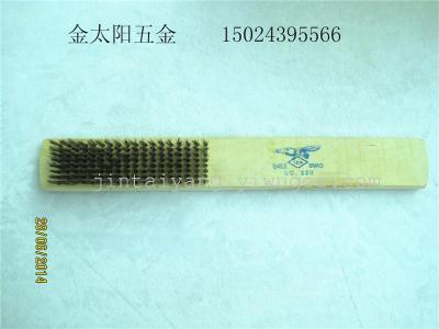 Small wooden handle copper brushes