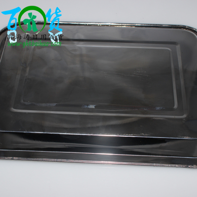 27*20 wholesale shop factory direct stainless steel rectangular tray tray agent