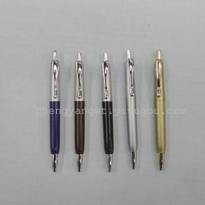 Manufacturers supply of quality ball pens notebook small hanging mini gold and silver ballpoint pen ballpoint pen