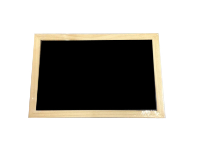 23x30 single black PVC wooden blackboard