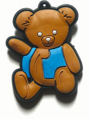 Cartoon Bear Ima de geladeiraPVC plastic environmental protection magnetic stickers manufacturers direct