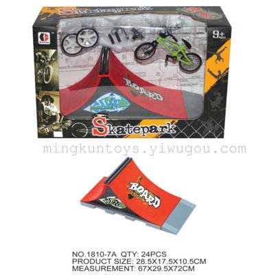 Alloy alloy skateboard toy series model 1810-7A