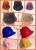 Pure wool felt custom-shaped women bucket Hat wool mats double buckle bows fisherman Hat