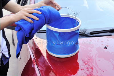 Foldable Portable fishing vehicle-mounted retractable car wash car wash Bucket Bucket Bucket 11 l