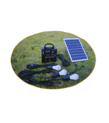 10W single crystal solar home power system can be LED camping appliances necessary to charge it