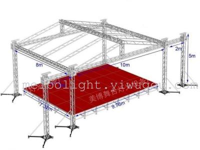 Truss frame aluminum truss stage background, lighting, stage truss