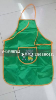 Factory direct fashion waterproof anti fouling apron children's apron printed apron style variety of price