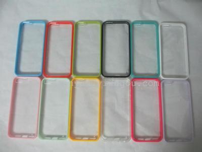 Factory direct iPhone5 clear mobile PC TPU shell all in one color