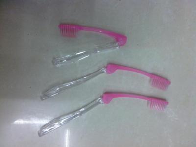 Folding toothbrush, according to customer's requirements