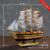 20cm Model Craft Sailing Household Wooden Boat Birthday Gift Ocean