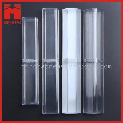 Transparent plastic box Crystal pencil pen case gift box packaging box