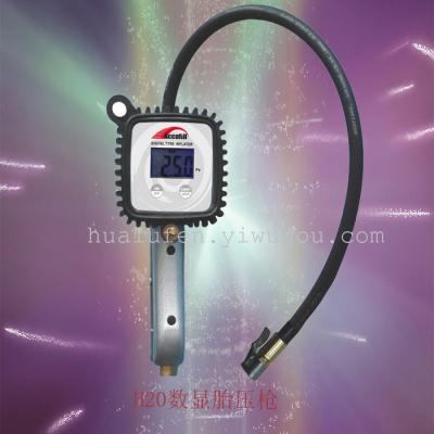 Electronic Digital Display Tire Filling Gauge High Precision Barometer Tire Pressure Gauge Inflatable Gun