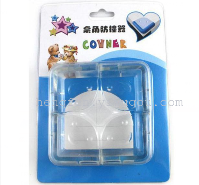 Smiley face the corner bumpers (four) corner guard baby safety products