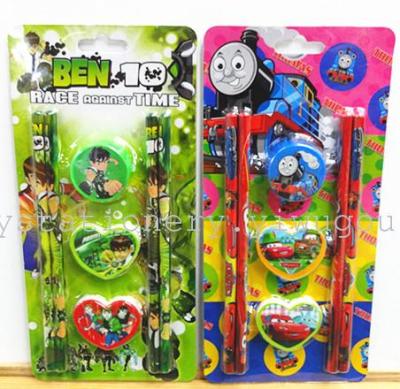 Combination stationery pencil eraser Pencil Sharpener primary prizes factory outlet