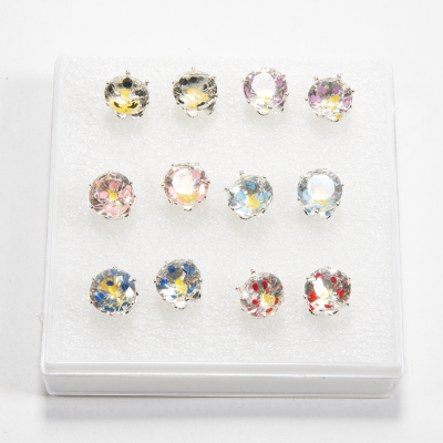 Swarovski zircon pure silver crystal earrings for women