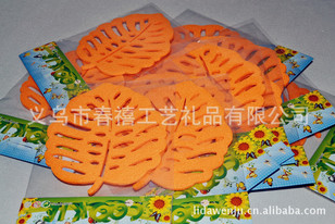 Spring hollow Jubilee pin color leaves EVA Bowl felt cloth coasters mats insulation avoid ironing pad fashionable