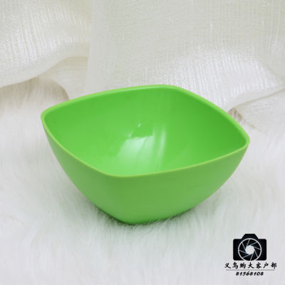 Small square plastic bowl