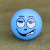 Factory Direct Sales 6.5 Printed Smiley Face Water Ball Elastic Ball Toy Ball Can Be Mixed