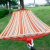 Outdoor Canvas Hammock Indoor Dormitory Camping Thickened Hammock Swing Single Double Widened Wooden Stick Wooden Stick