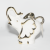 506-8 elephant jade porcelain ceramic ornaments crafts ornaments Home Furnishing bronzing