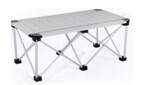 Outdoor folding chairs and tables xianuoduoji stall aluminum folding portable table picnic table rectangular
