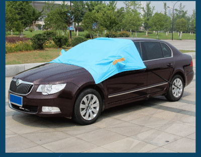 Dual-use sunshade and sunshade cover for the car with sun cover 2.