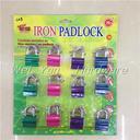 Cross color iron-solid lock 30mm padlock