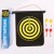 12-inch magnetic dart set with double-sided target, safety thickened with 4 darts