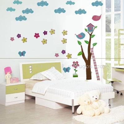 Wall stickers manufacturers selling childrens room decoration removable PVC layer paste