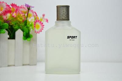 New sport foreign trade perfume Blue-white glass bottle Simple and long lasting perfume 100ML