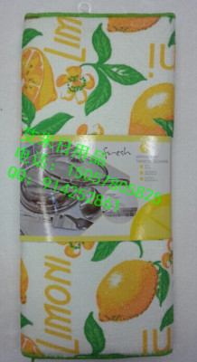 38*50 print Microfiber towel absorbent lint-kitchen towel