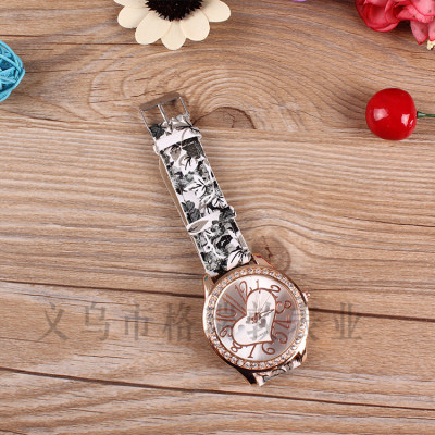 Korean belts ladies watches fashion cute student fashion table diamonds and English