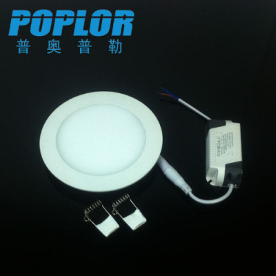 LED panel light / ultra-thin LED downlight / round / 9W / SANAN / constant current drive