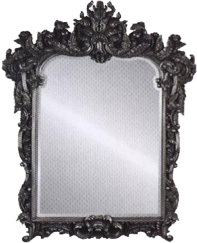Carved retro-style mirror bathroom mirror decorative mirrors the entrance mirror volume mirror