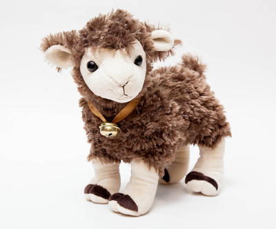 Velvet toys sheep bells sheep dolls creative cloth doll year of the sheep mascot gift manufacturers direct