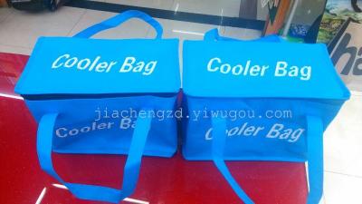 Ice packs insulated tote bag Green insulation non-woven cloth bag