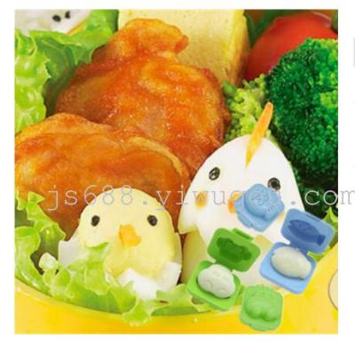 Egg mold Bento rice balls boiled eggs make up the small fish car die sandwich sushi