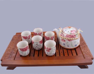 Jingdezhen ceramic handle pot heads suit factory direct craft gifts