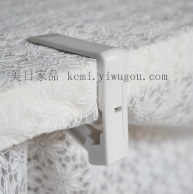 KM375 tablecloth clips table cloth clamps (4) into table linen don't slide away table cloth clips desktop folders