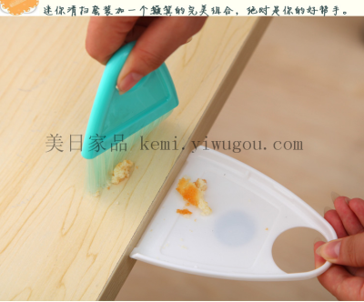 1170 desk mini broom broom dust pan cleaning brush set the table in the kitchen with tile