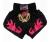 Embroidered satin Muay Thai Boxing shorts trunks Sanda wear training clothing clothing belts martial arts competition