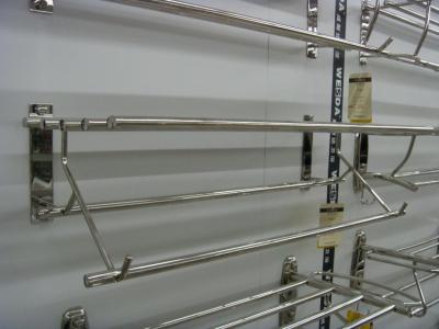 Stainless Steel Tower Rack Creative Towel Rack Bathroom Hanger Double-Layer Shelf