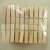 Wooden crafts color mini Wooden clip creative original Wooden clip 100 pack