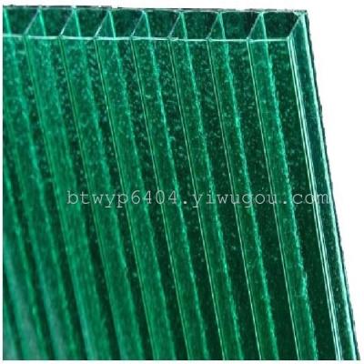 Glittering hollow sheets Crystal Polycarbonate sheet Frosted sheet