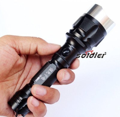 Strong light flashlight with rechargeable aluminum alloy strong light torch //sj-10304