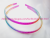 0.8 rainbow glitter band gear headband Yiwu jewelry spray onion hair accessories