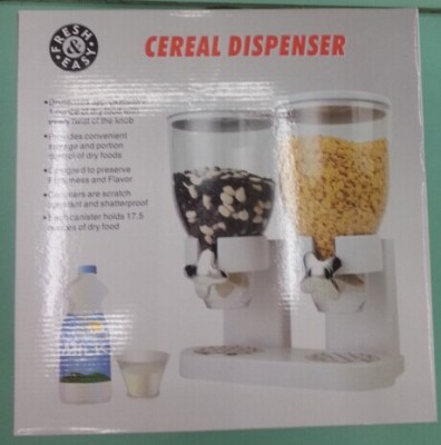 TV Cereal double canister cereal Dispenser machine